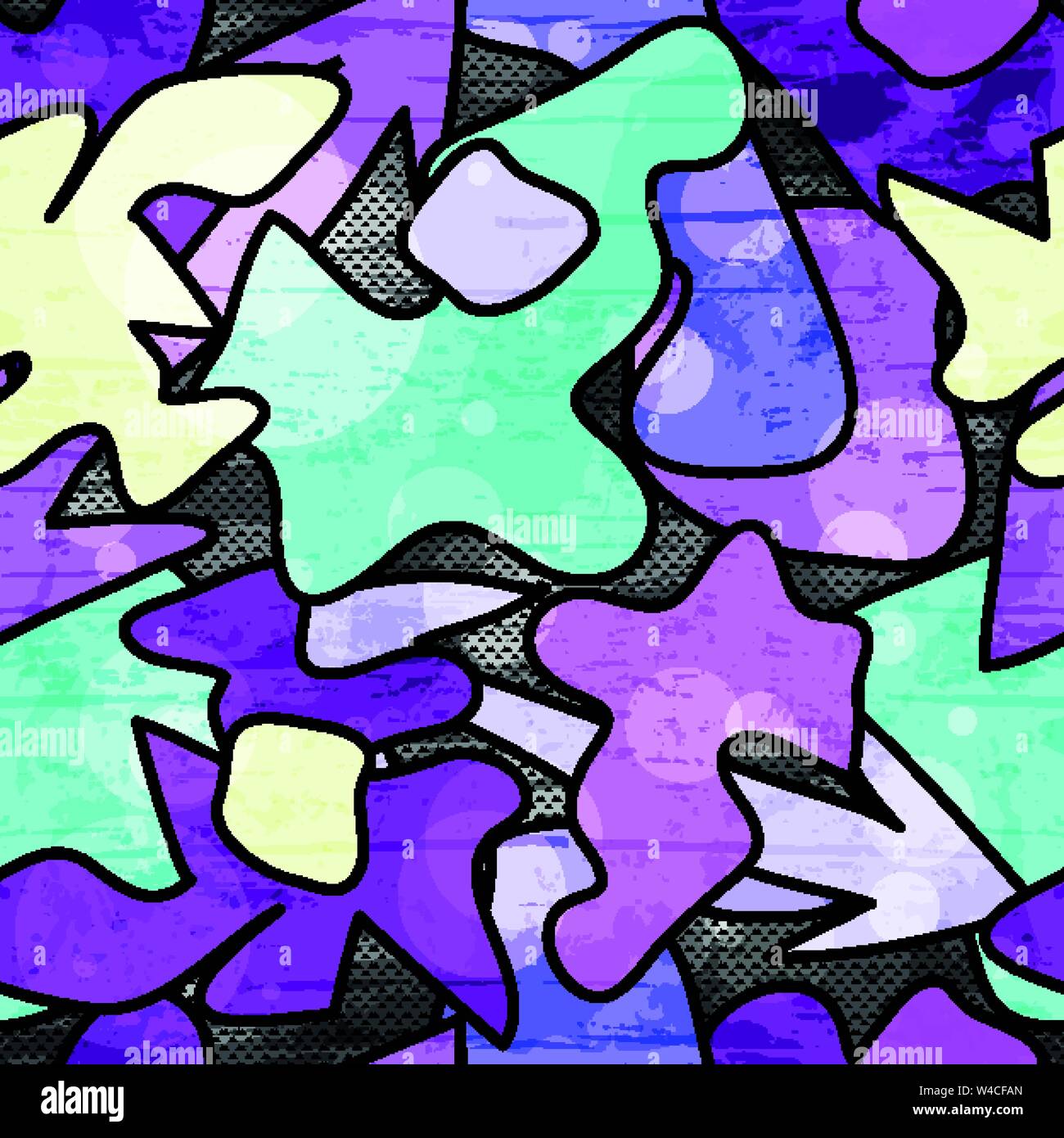 Graffiti Background Seamless texture vector royalty free stock illustration Stock Vector