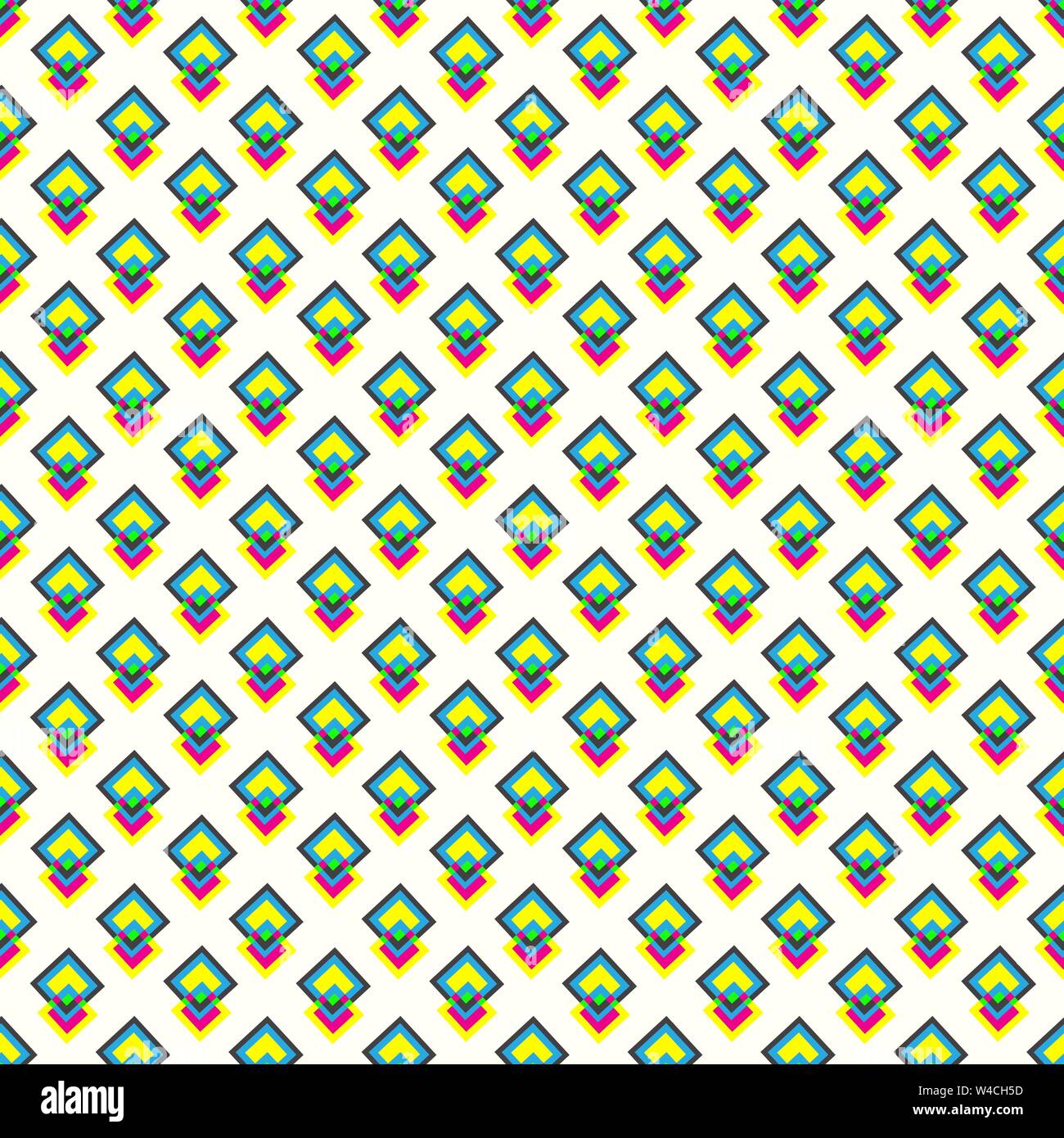 polygons colored geometric seamless pattern on a light background vector illustration Stock Vector