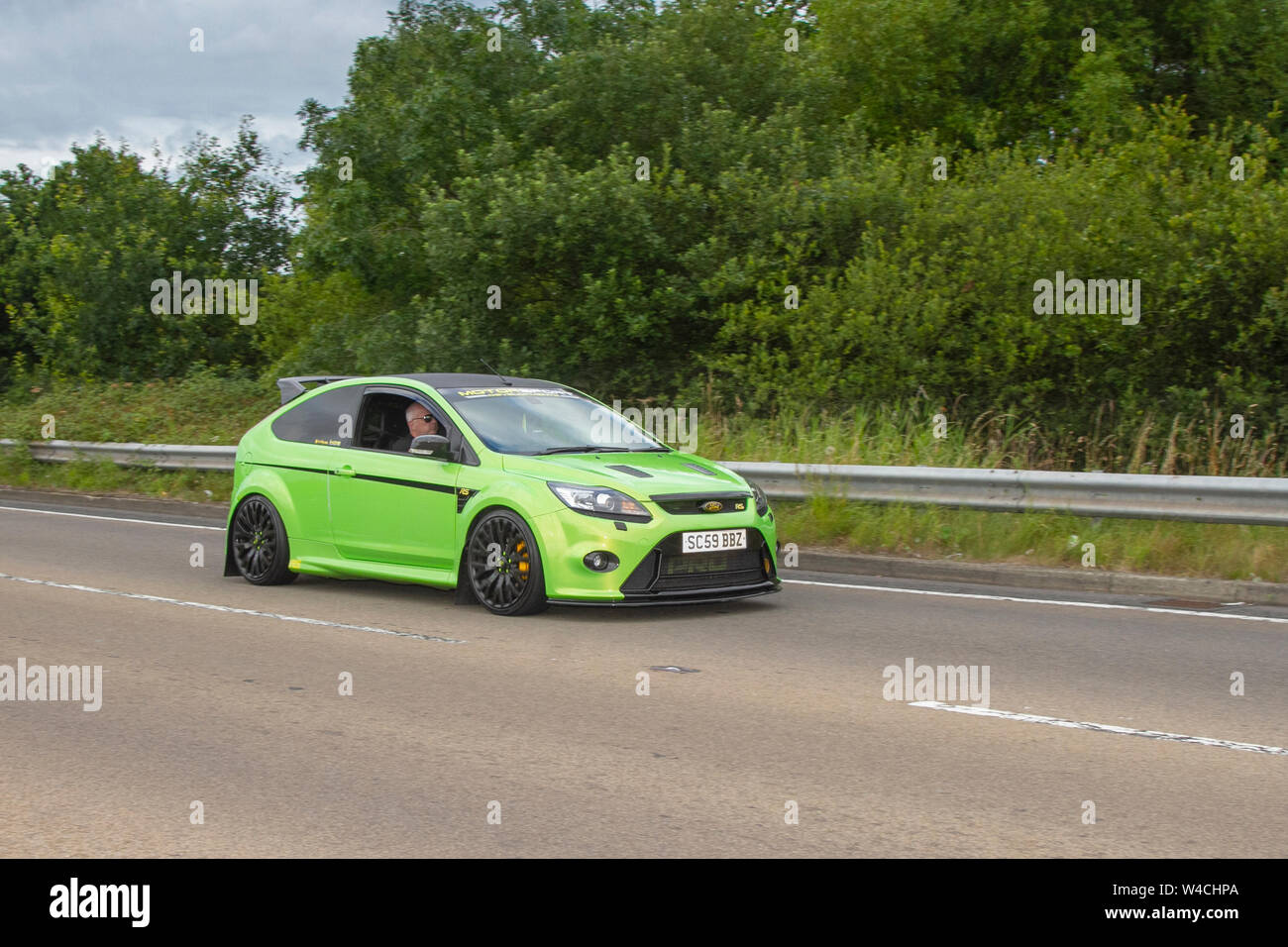 Ford focus rs green cars hi-res stock photography and images - Alamy