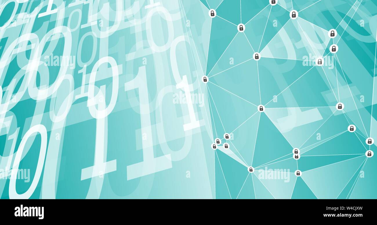 Cyber bots, computer code abstract background Stock Vector Image & Art ...