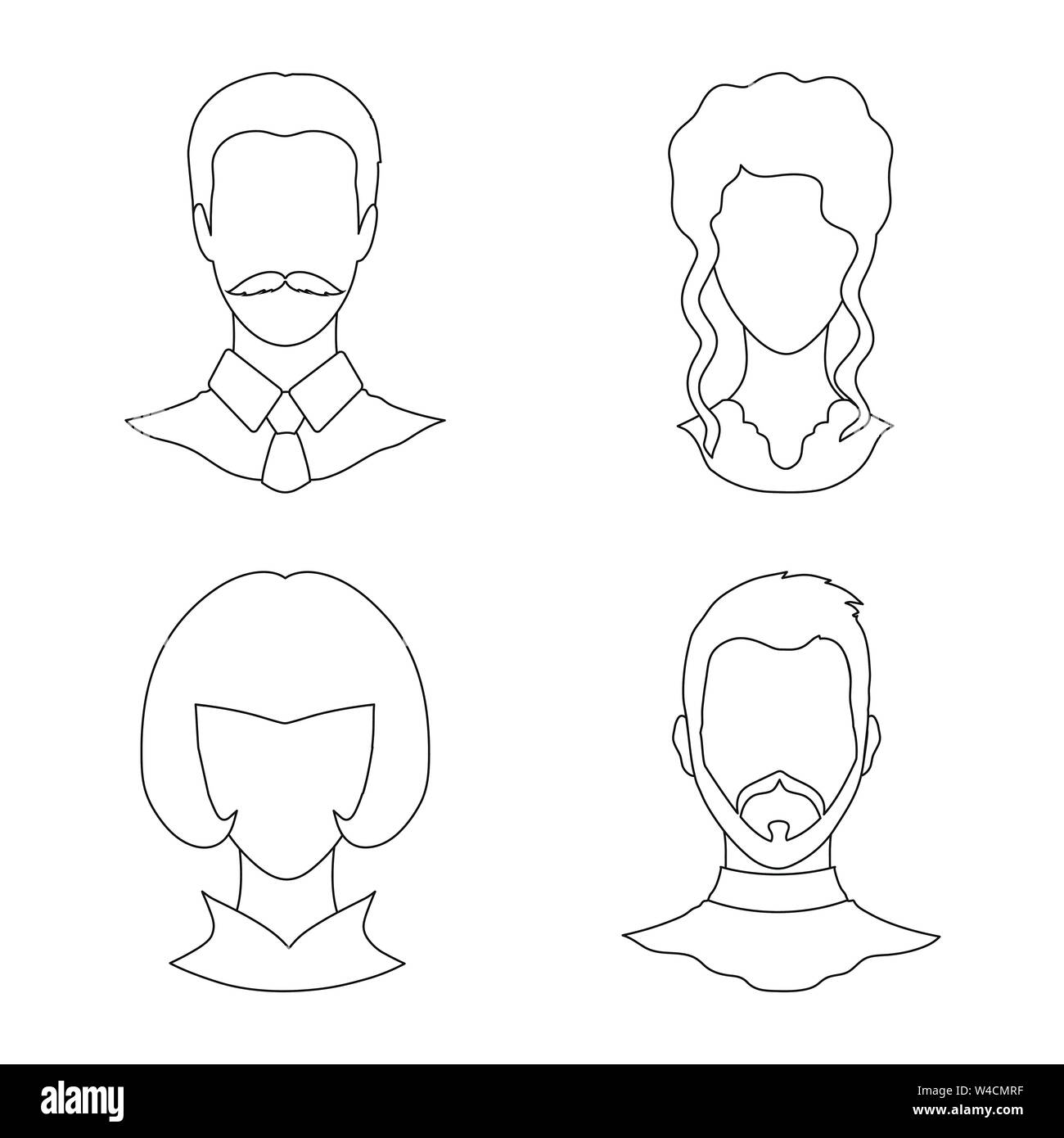 Vector design of professional and photo icon. Set of professional and ...