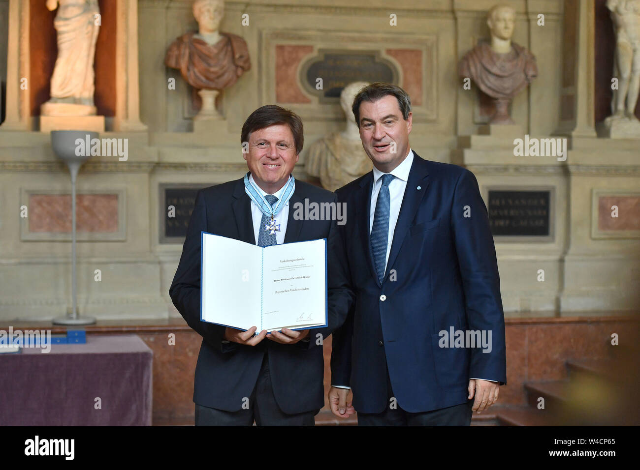 Prof. Dr. Ulrich WALTER, Markus SOEDER (Prime Minister of Bavaria and ...