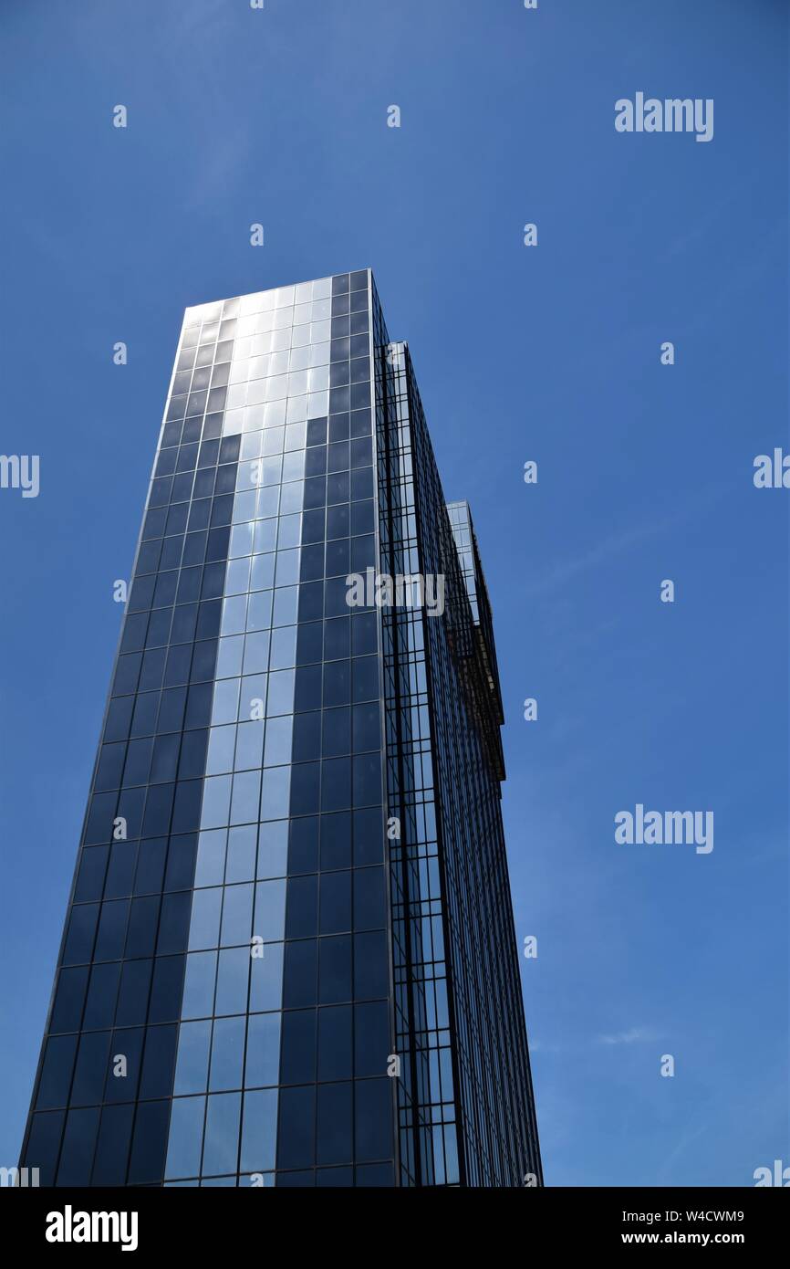 Architecture building against the blue sky background Stock Photo - Alamy