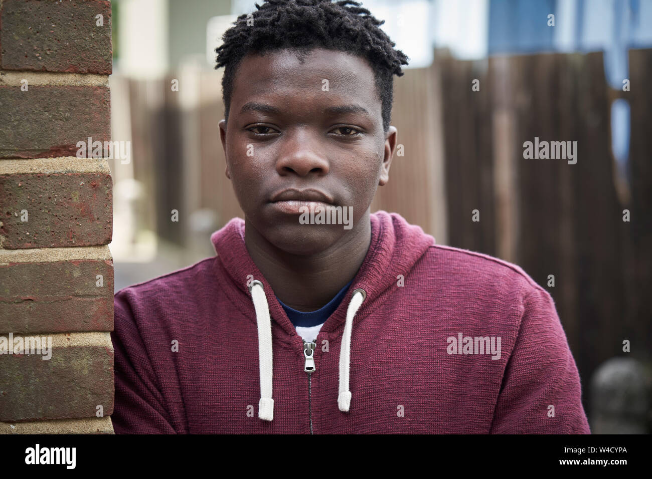 African american teen boy serious hi-res stock photography and images ...