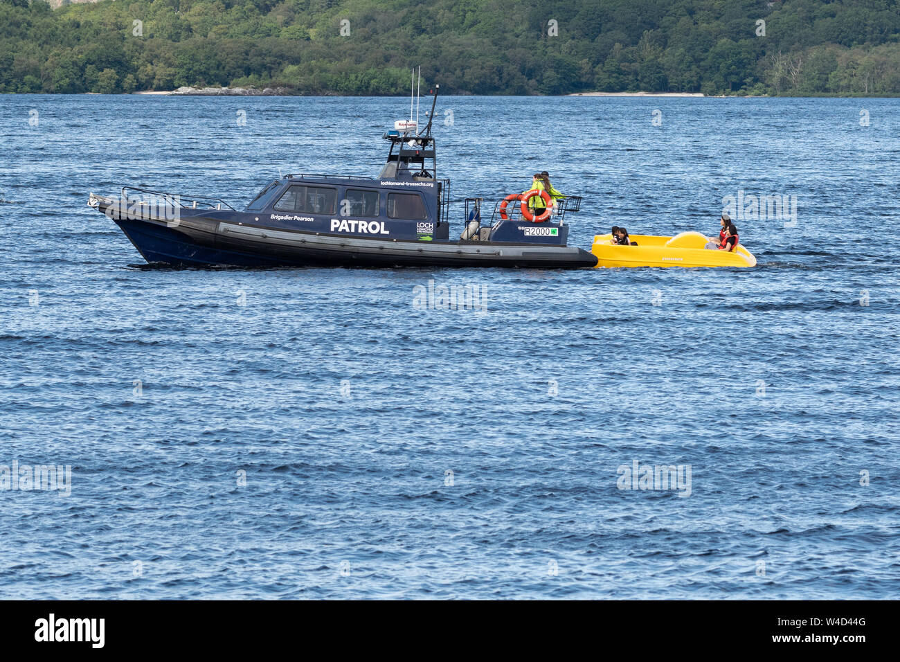 Loch lomond patrol boat hires stock photography and images Alamy