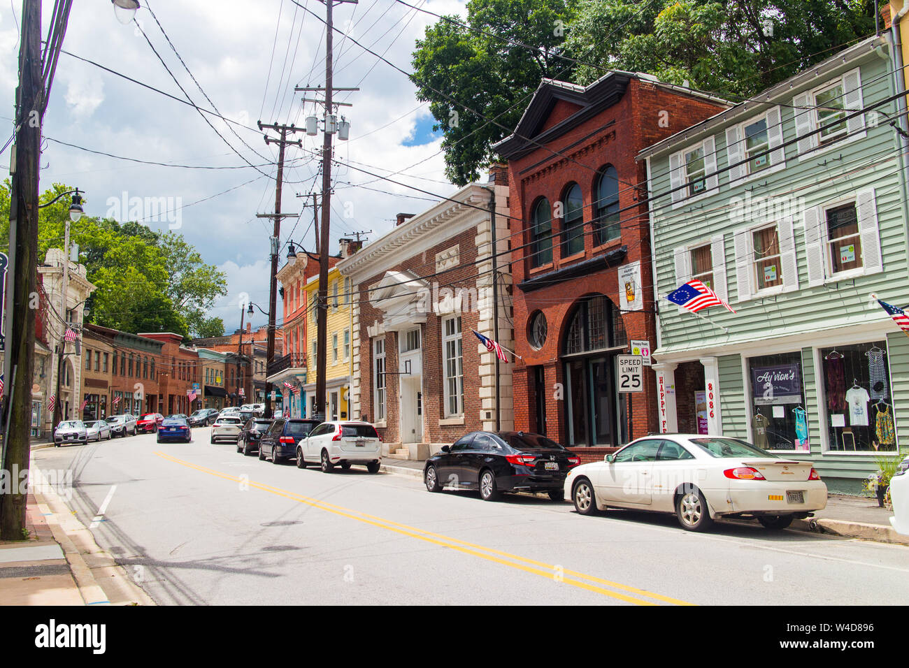 Old Ellicott City historic area Stock Photo Alamy