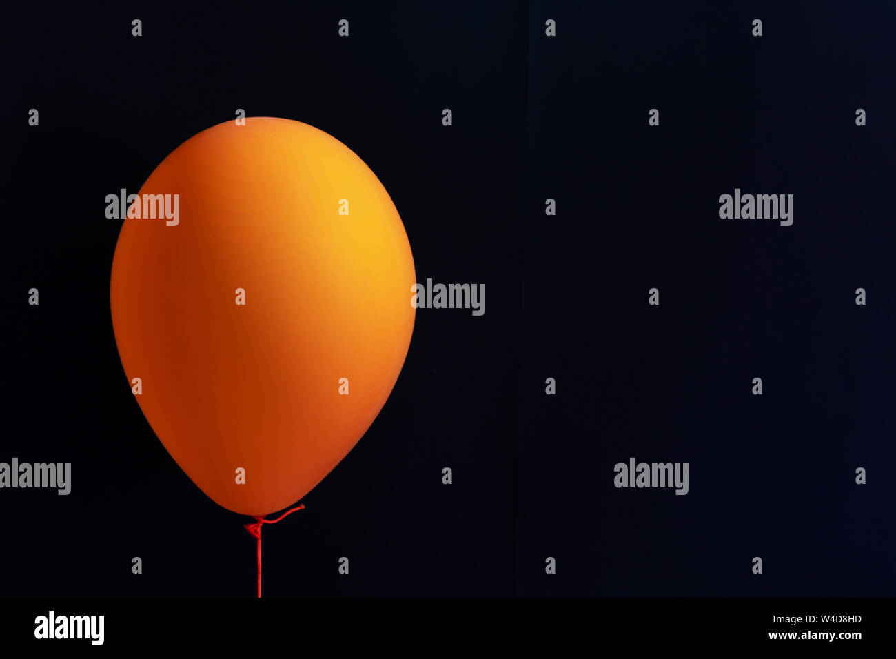 Orange Balloon with Drawing of Scared Face on Background. Halloween Party  Stock Photo - Image of creepy, hallows: 159897350