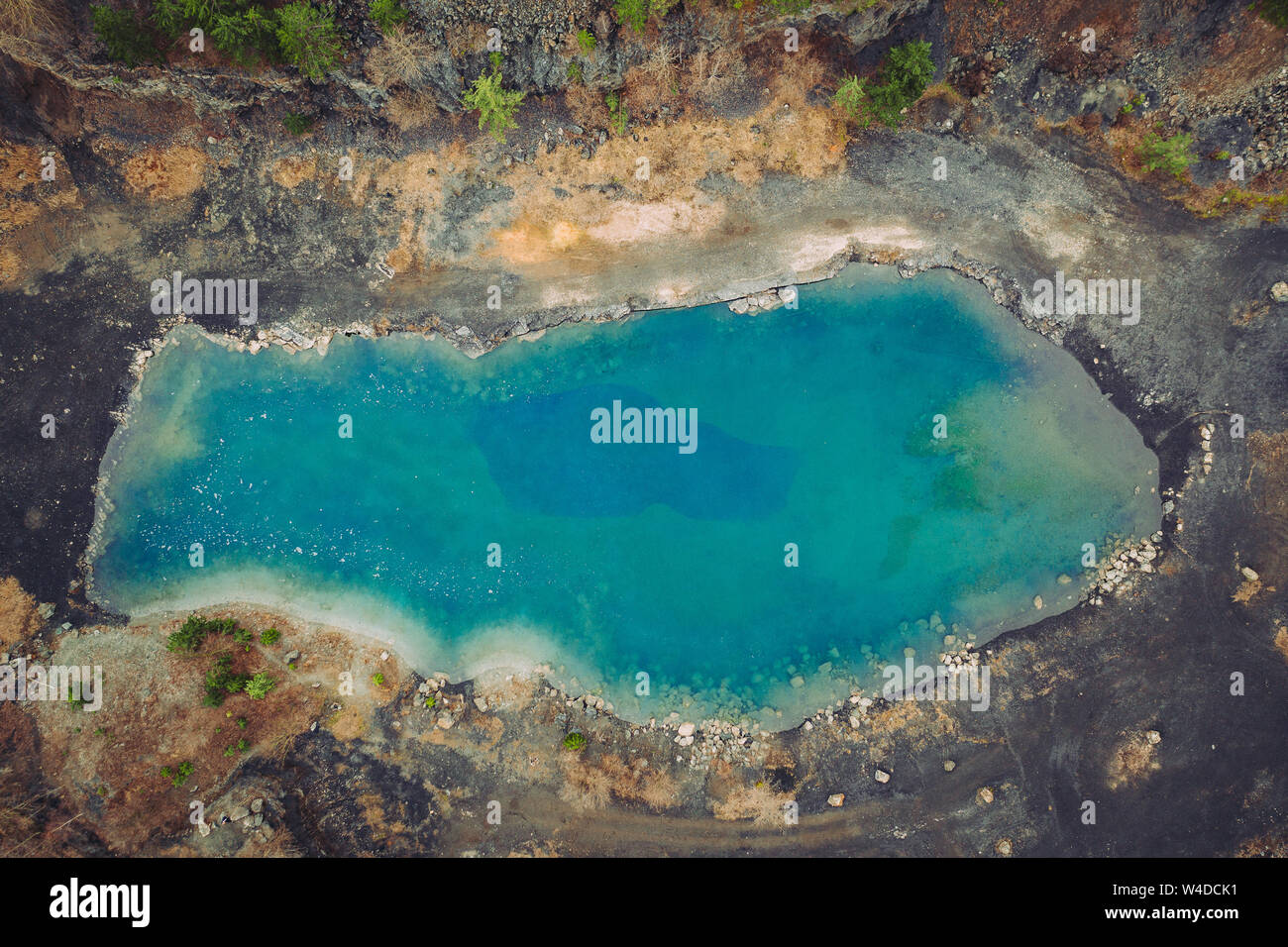 The quarry was opened in 1918 and gradually expanded throughout the
