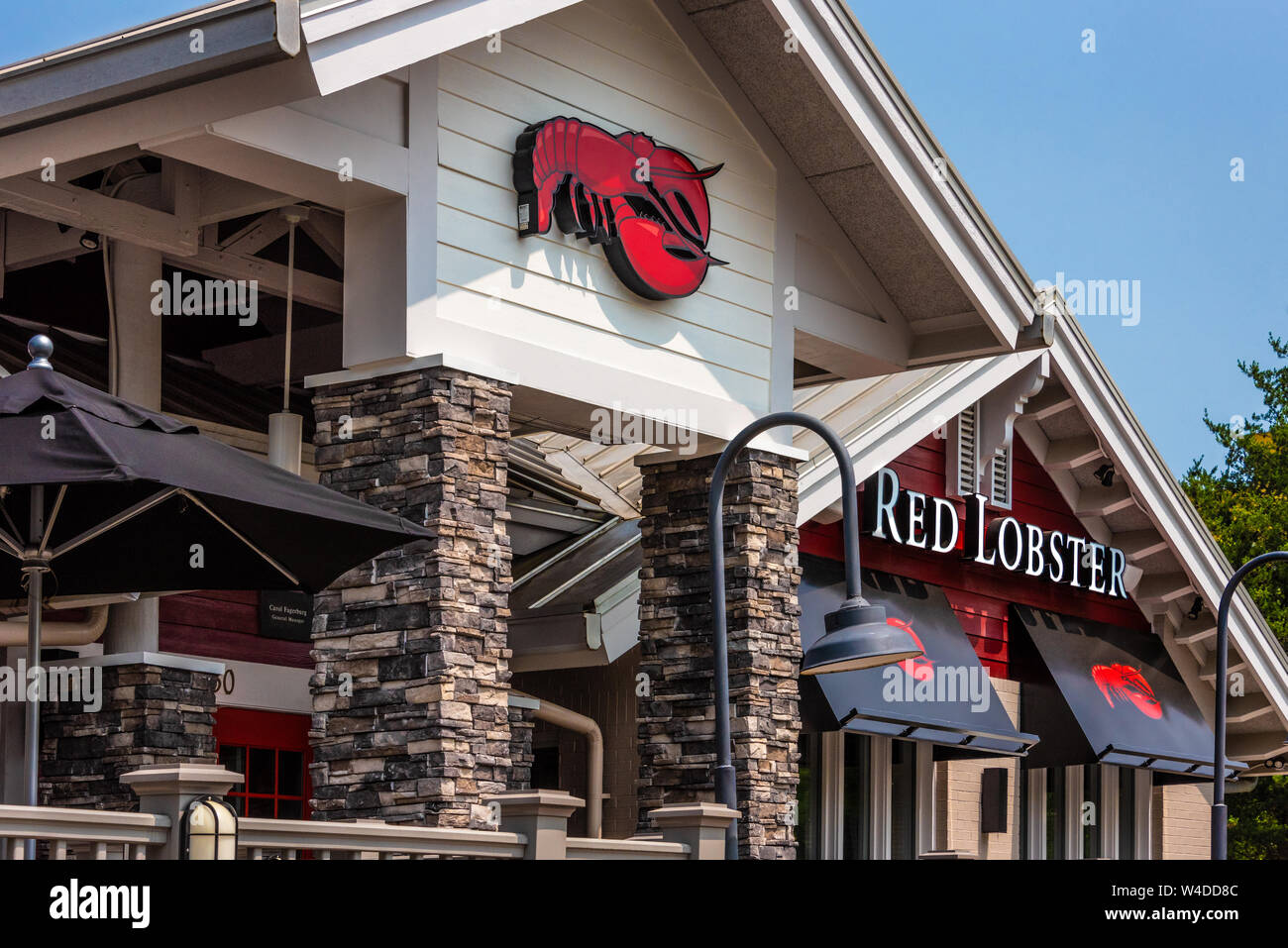 Red Lobster seafood restaurant in Buford, Georgia. (USA) Stock Photo