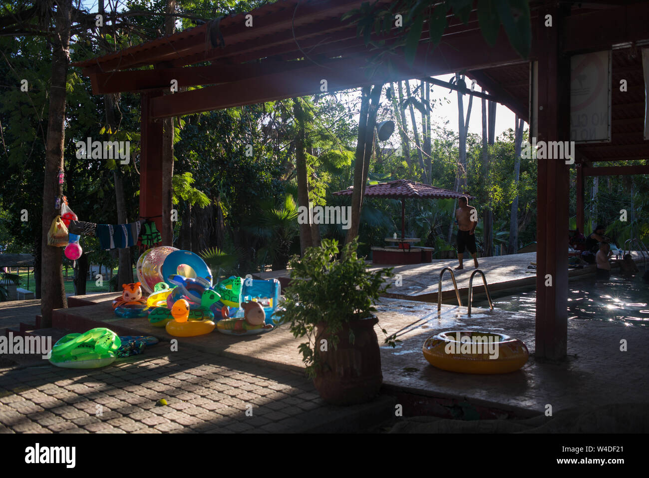 Natural thermal bath. Culiacan, Sinaloa. Mexico Stock Photo Alamy