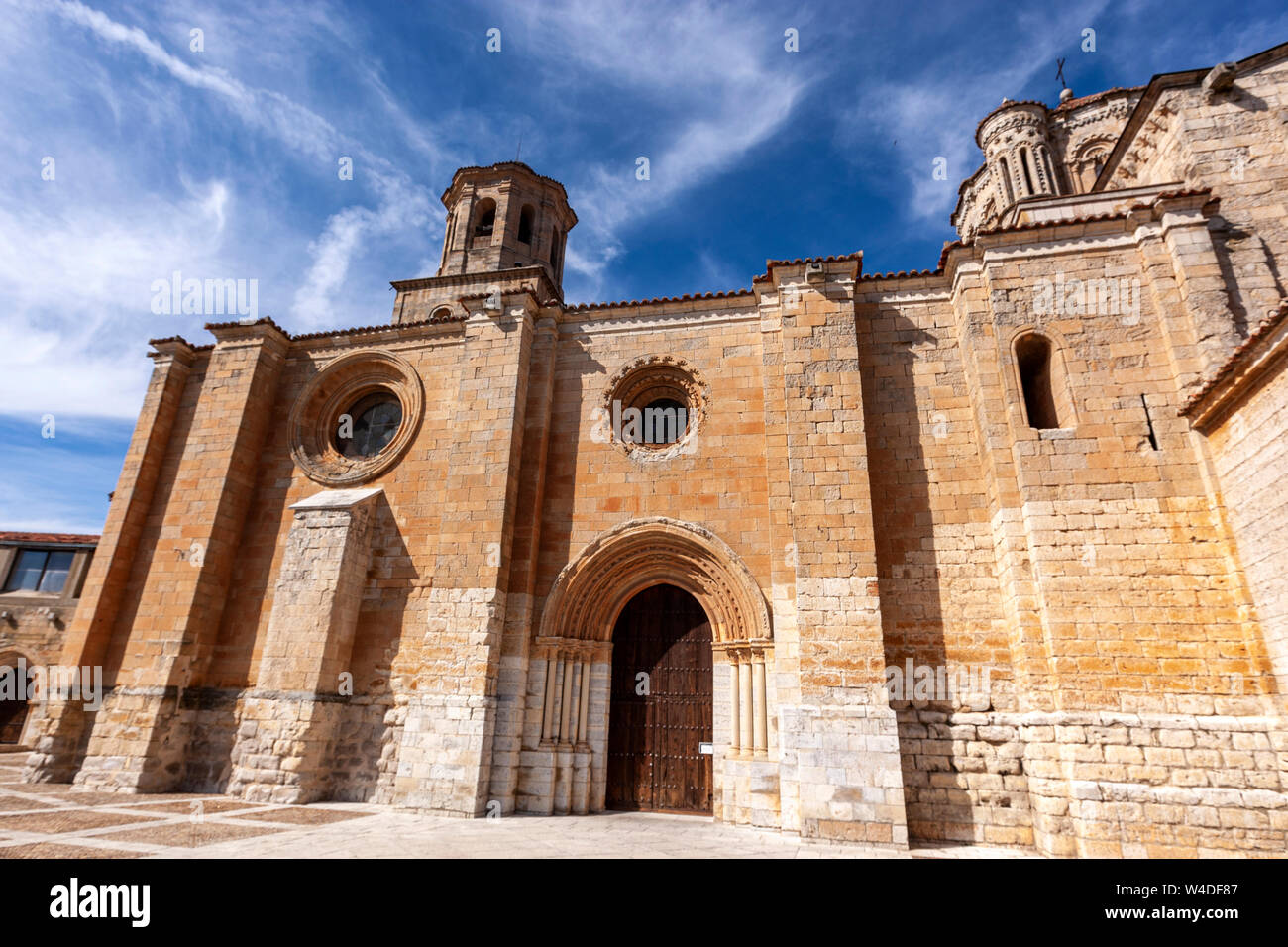 Facade of Colegiata de Santa María la Mayor, Toro, Zamora province