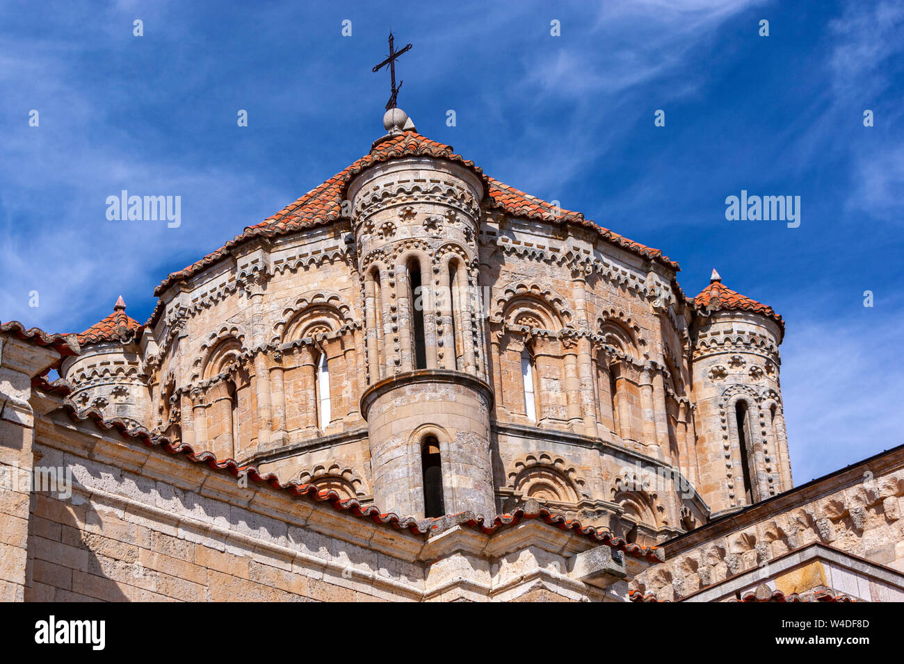 Romanesque dome in colegiata de Santa María la Mayor, Toro, Zamora