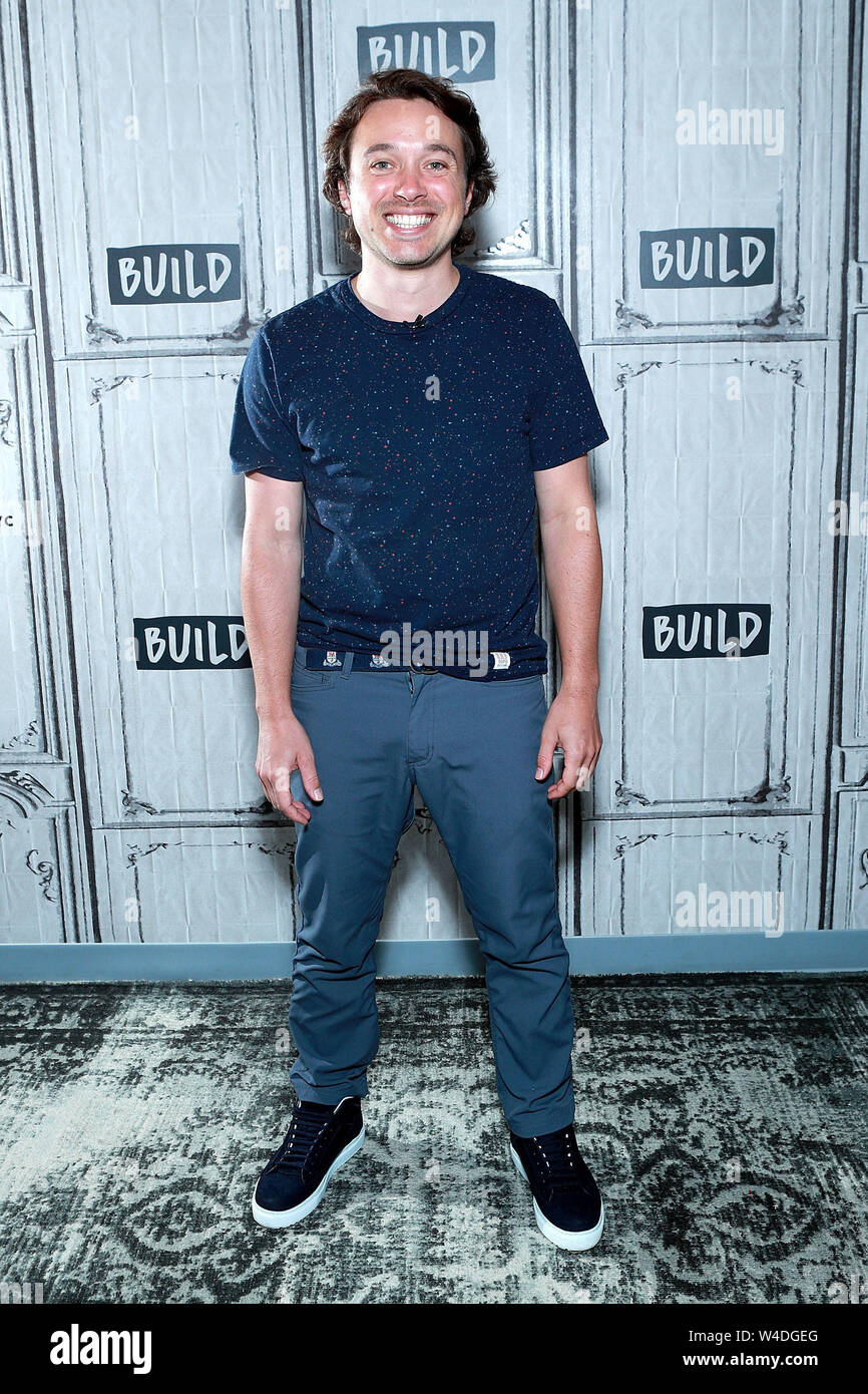 New York, USA. 22 July, 2019. Frankie Celenza at the BUILD Brunch Show