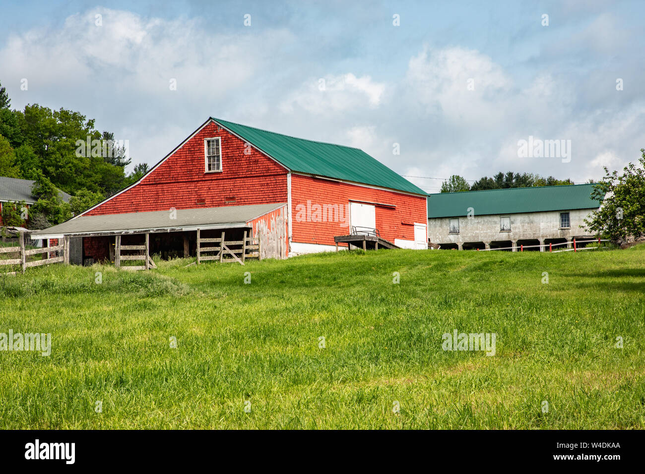 An old farm in Templeton, Massachusetts Stock Photo