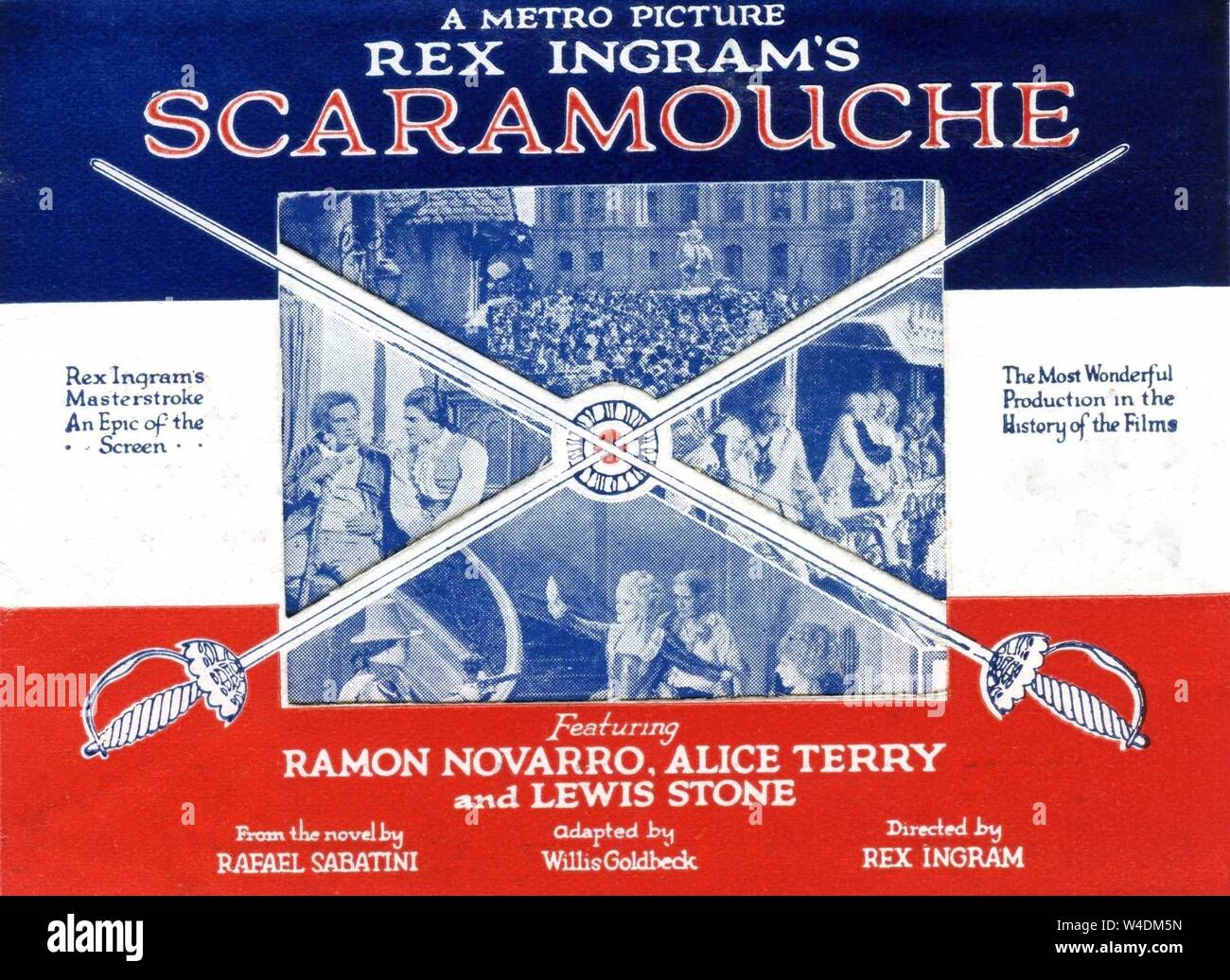ALICE TERRY RAMON NOVARRO and LEWIS STONE in SCARAMOUCHE 1923 directed ...