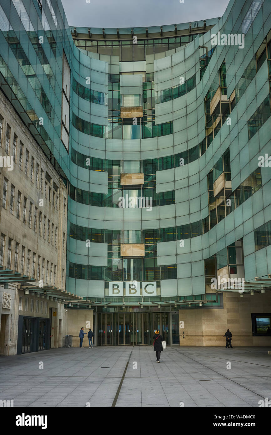 bbc building in london Stock Photo