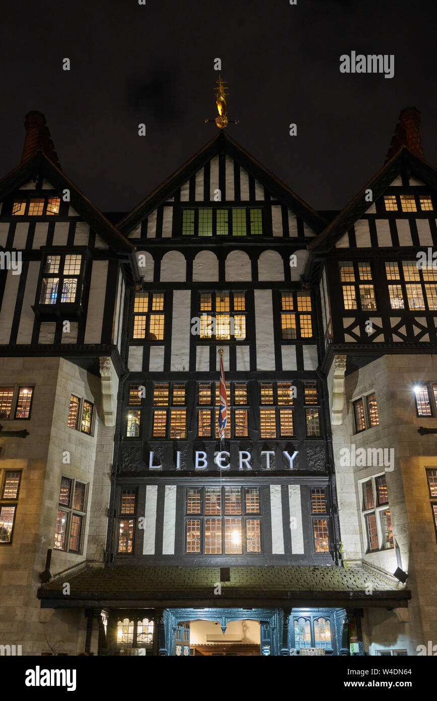 liberty deparment store london Stock Photo