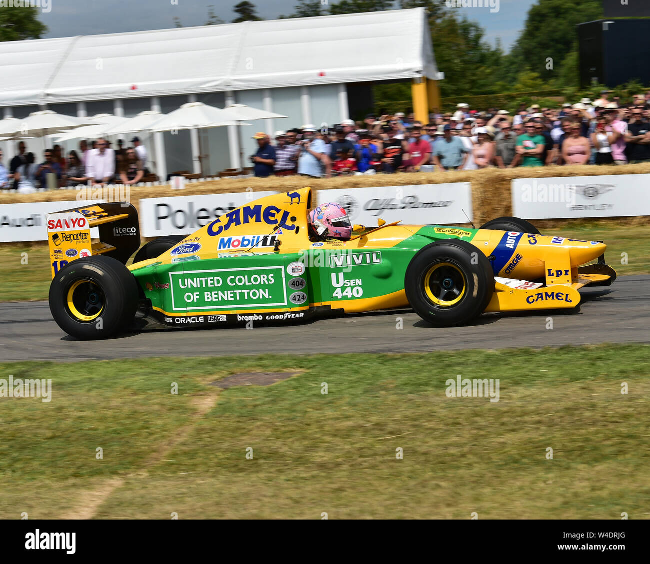 Lorina McLaughlin, Benetton-Ford B192, Goodwood Festival of Speed, Speed Kings, Motorsport's Record Breakers, Festival of Speed, 2019,  Motorsports, a Stock Photo