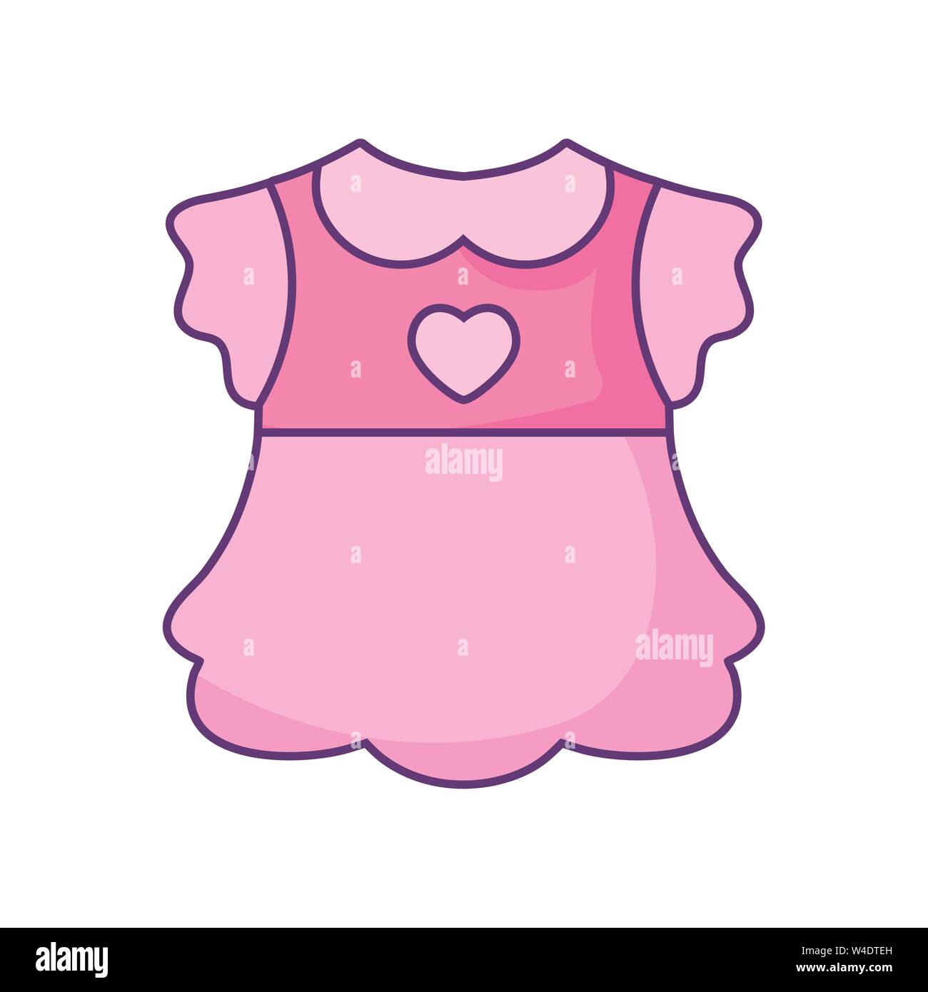 dress baby for girl isolated icon vector illustration design Stock Vector  Image & Art - Alamy