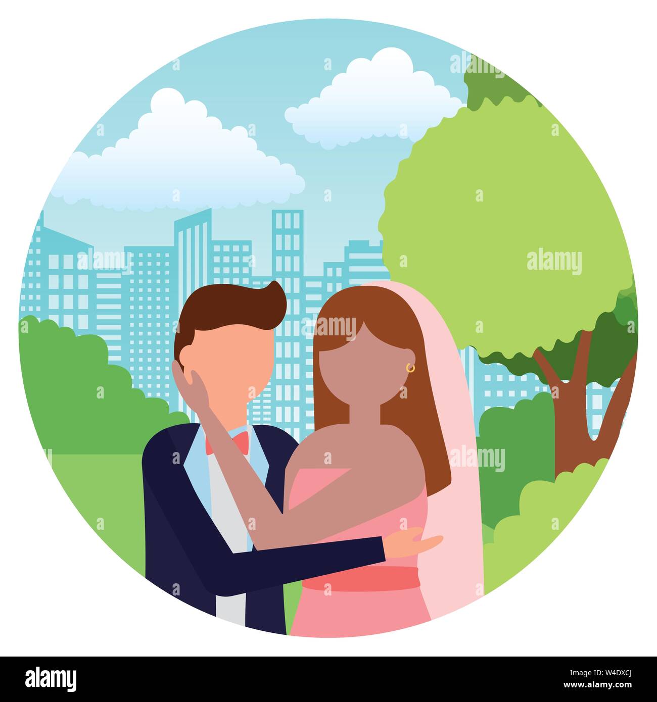bride and groom wedding day Stock Vector Image & Art - Alamy