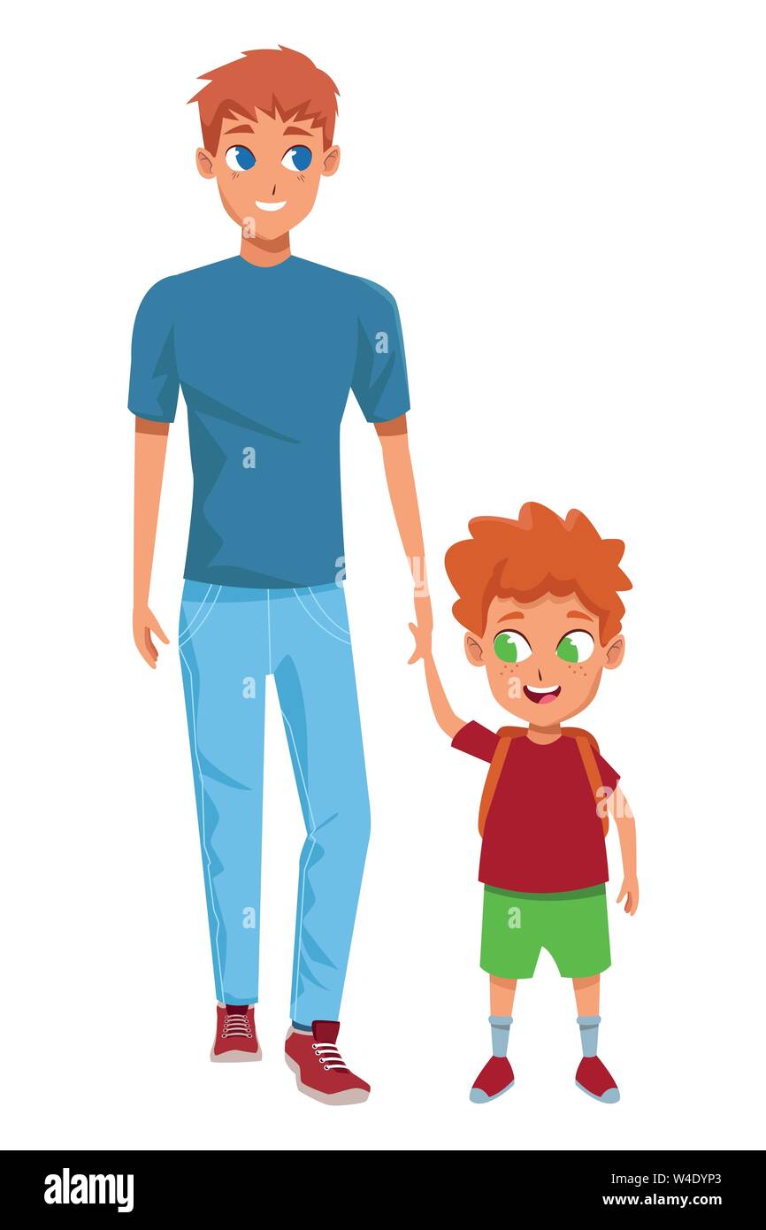 Family Single Parent With Children Cartoon Stock Vector Image Art Alamy Family Single Parent With Children Cartoon Stock Vector Image Art Alamy