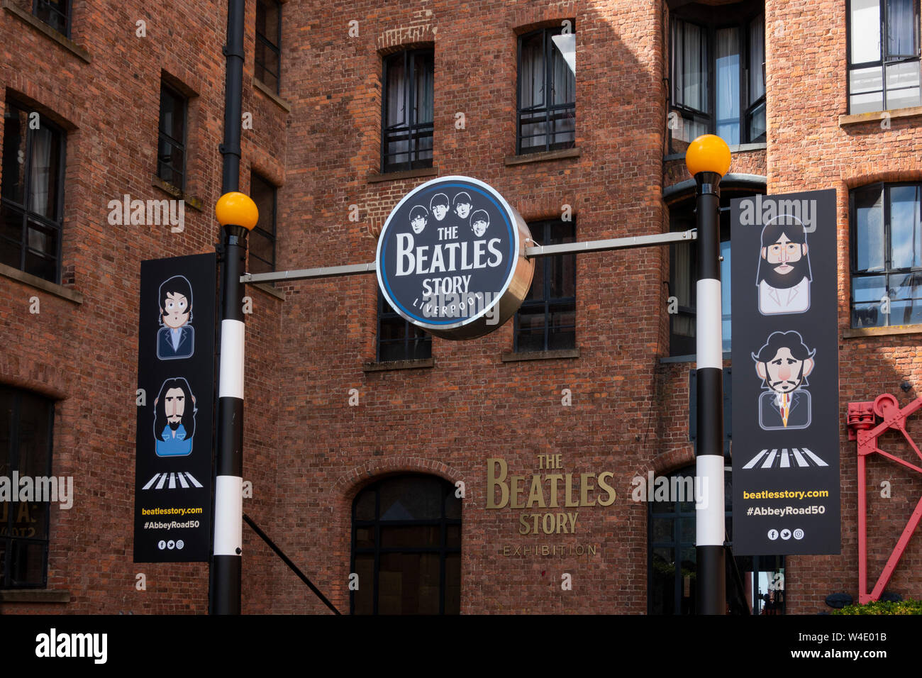 The Beatles Story, an entertainment in Liverpool, England Stock Photo
