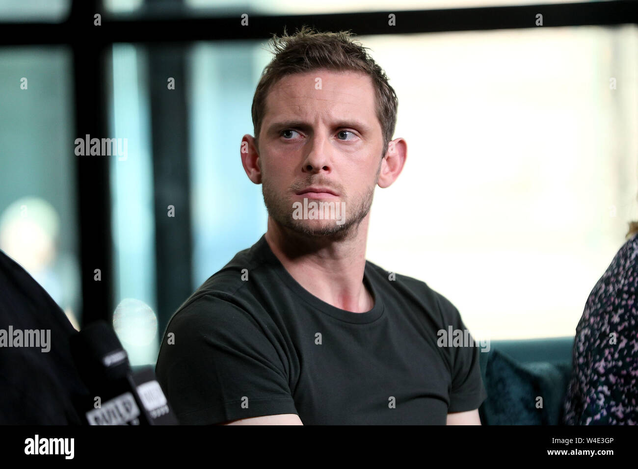 New York, USA. 22 July, 2019. Jamie Bell at the BUILD Speaker Series Discussing the film "Skin