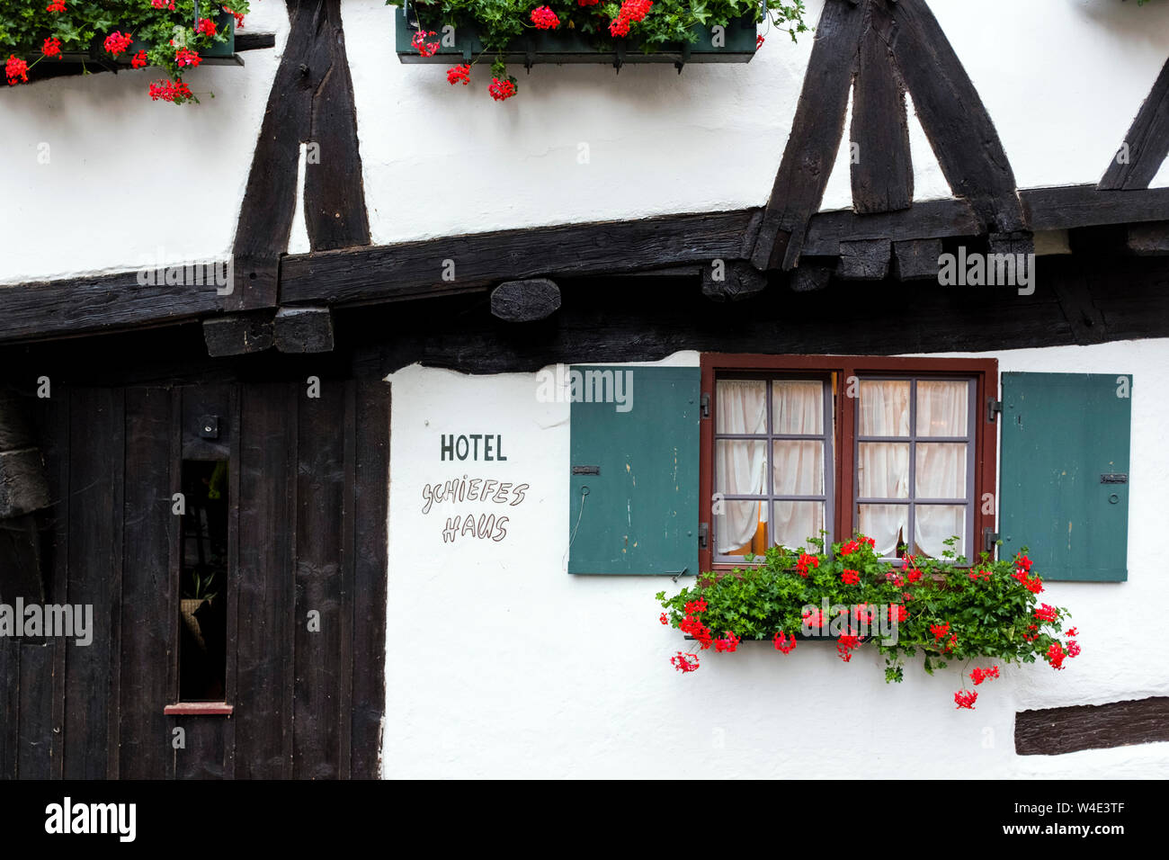 Hotel Schiefes Haus Ulm Built In Half Timbered Style In The 14th