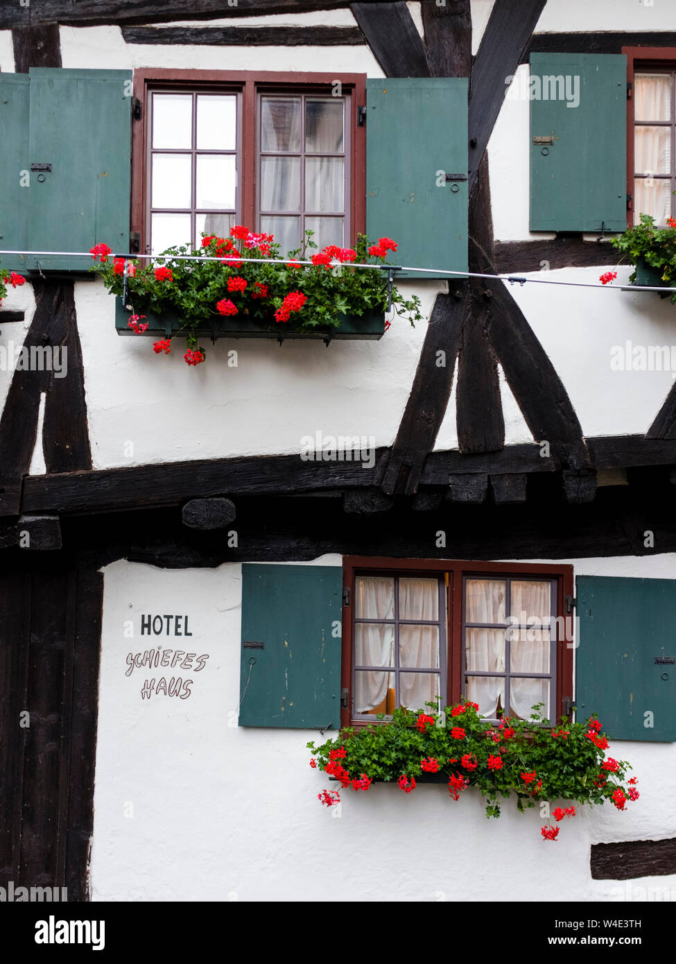 Hotel Schiefes Haus Ulm Built In Half Timbered Style In The 14th