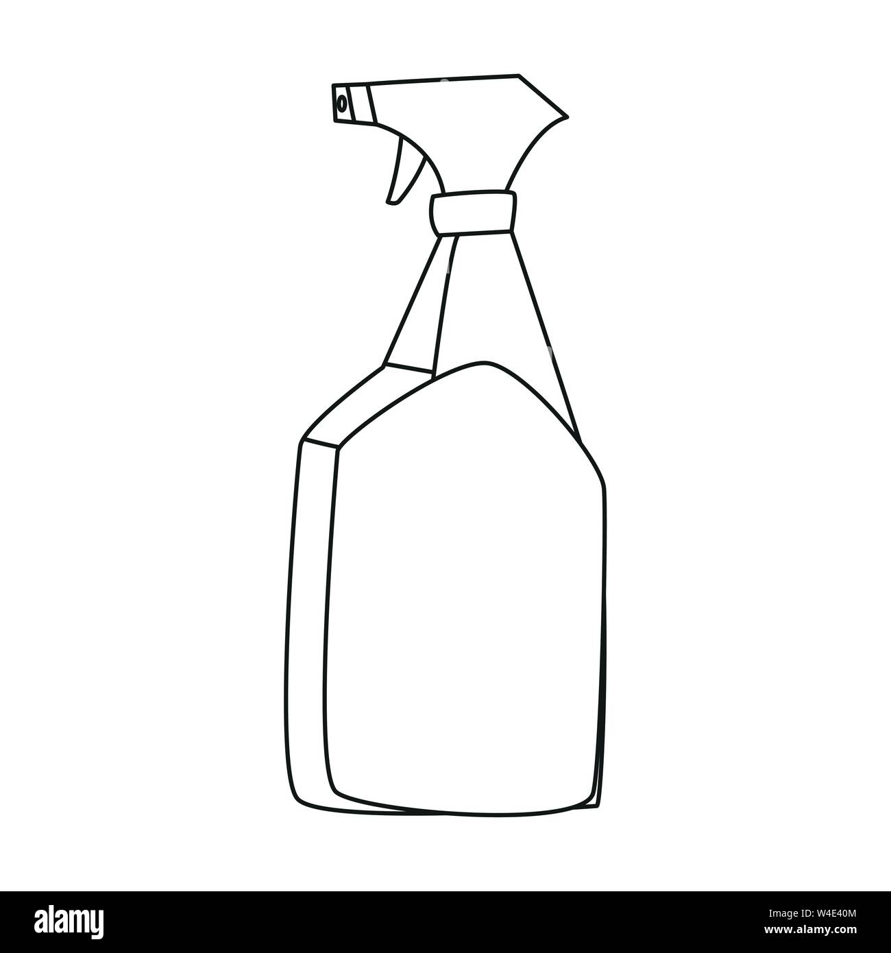 Cleaning Supplies Clip Art Black And White