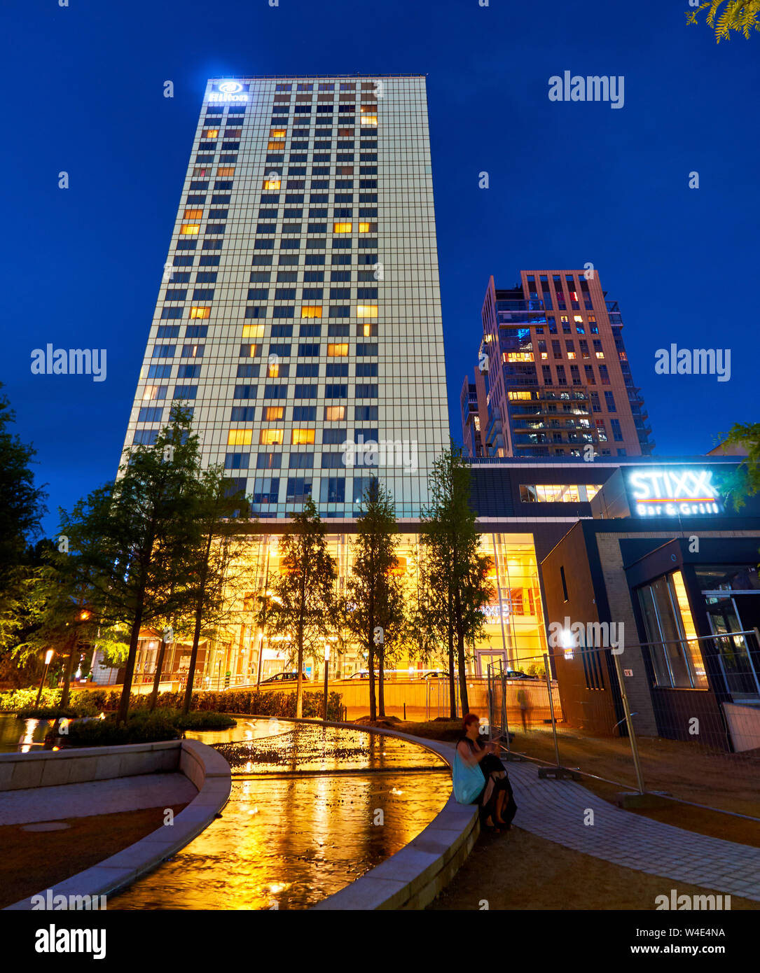 Warsaw, Poland May 25, 2016 The Warsaw Spire is a complex of