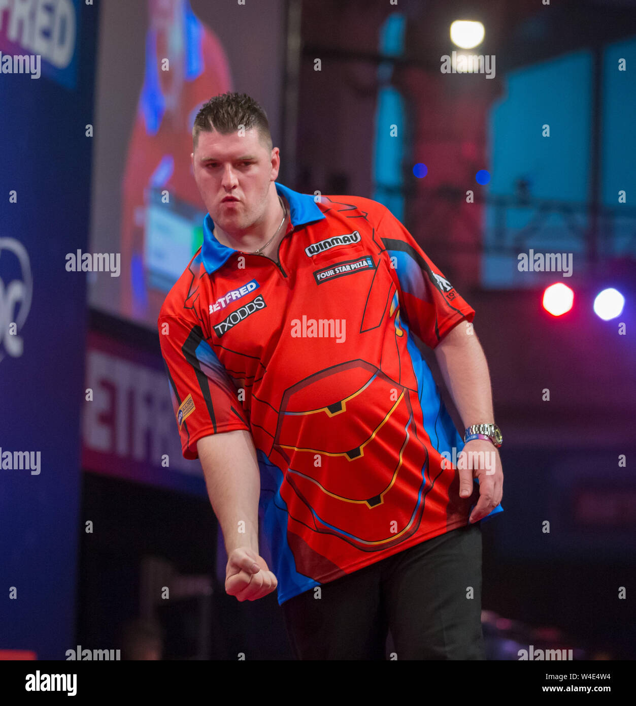 Daryl gurney after winning match hi-res stock photography and images - Alamy