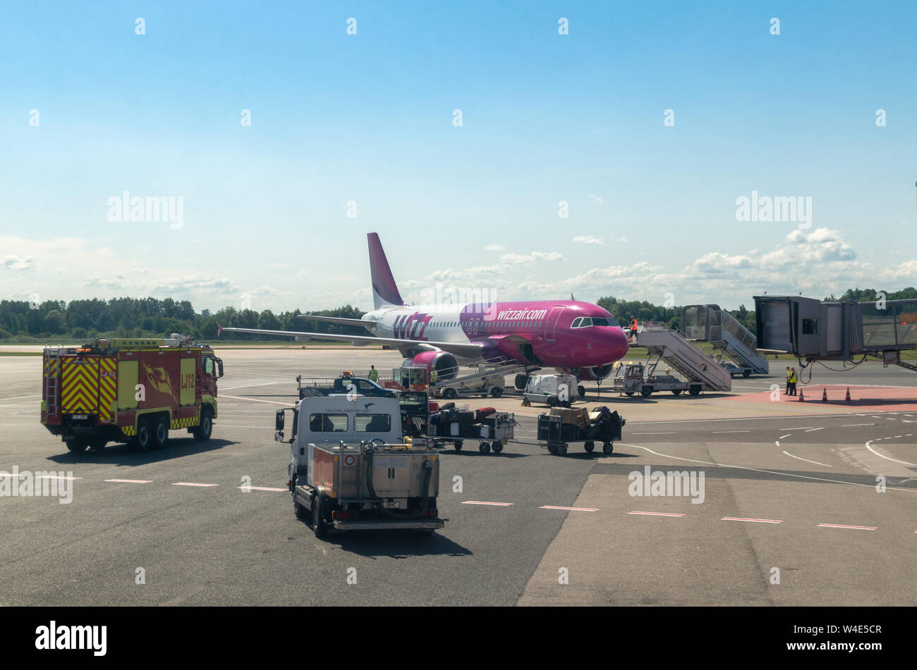 Lenart Meri Tallinn Airport, Estonia Stock Photo