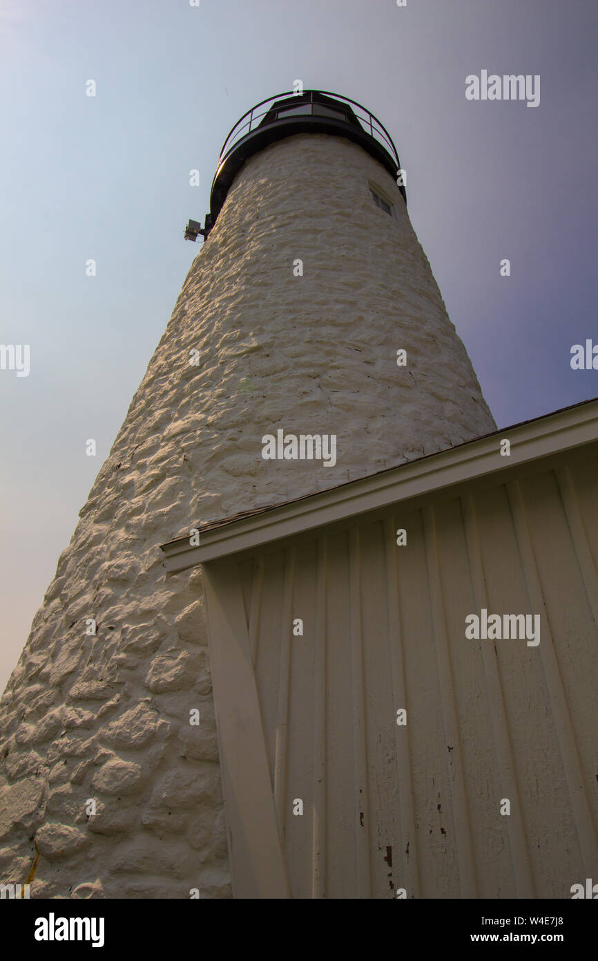 Dyce Head Lighthouse, Castine, Maine Stock Photo Alamy