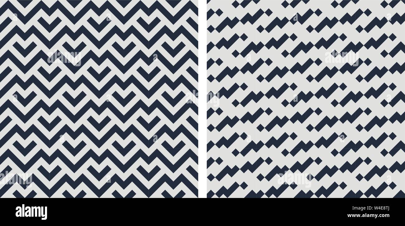 Set of seamless patterns. Abstract geometric background vector ...