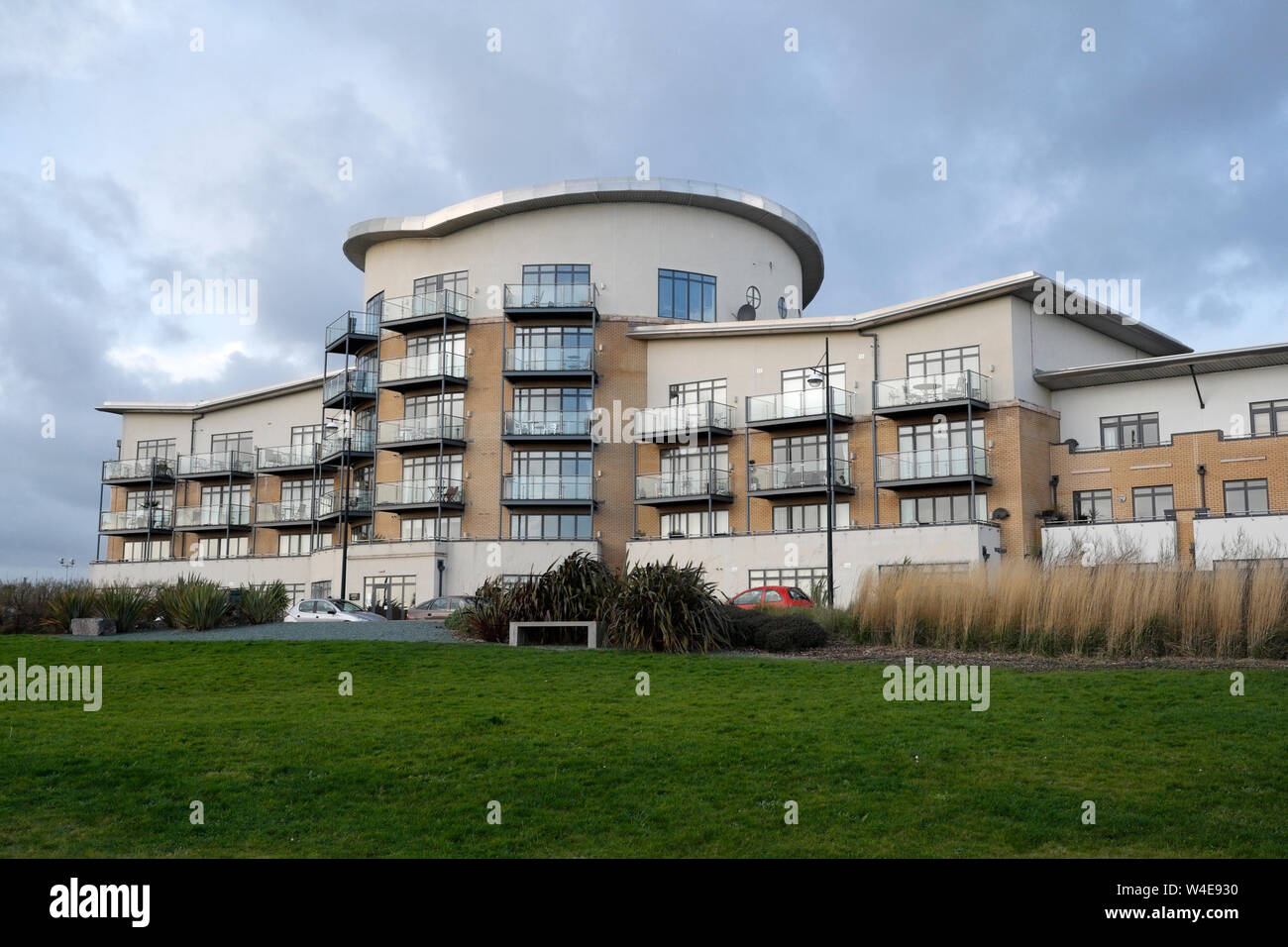 Lacuna apartments residential building, in Cardiff Bay, Wales UK Stock Photo Alamy
