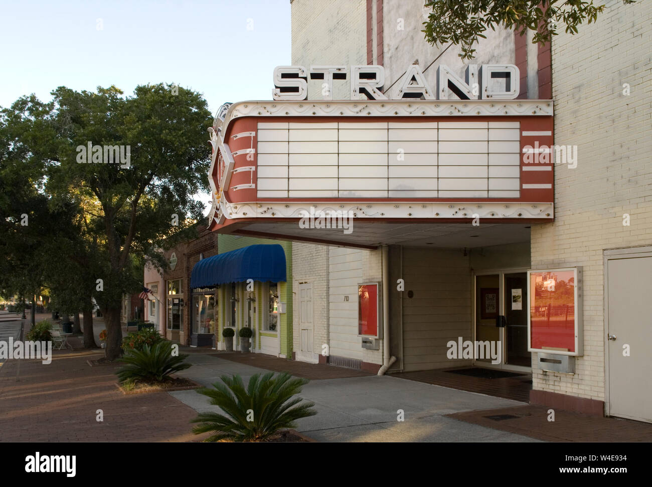 Strand Theater at Georgetown SC, USA. Stock Photo
