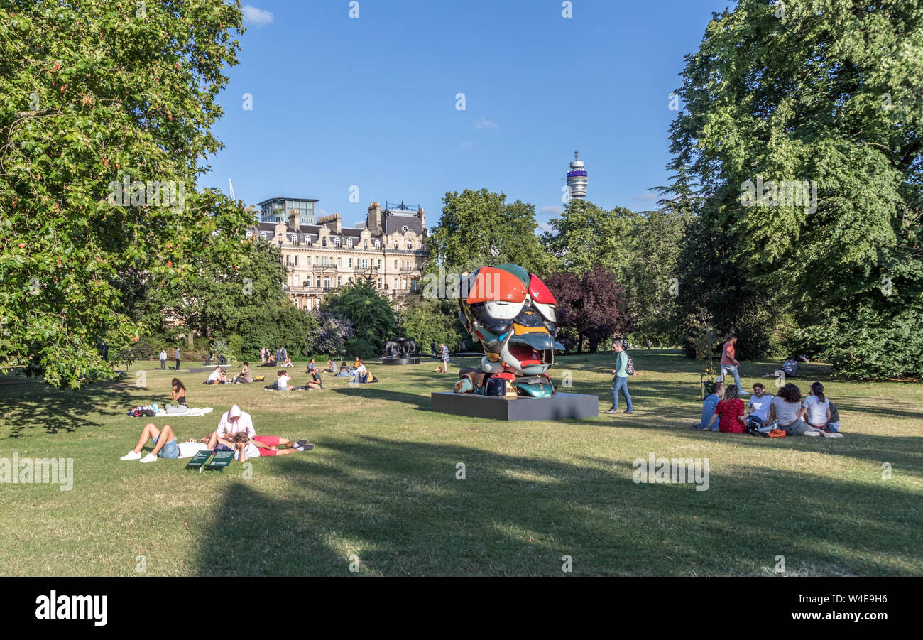 Frieze Art Regents Park London UK Stock Photo - Alamy