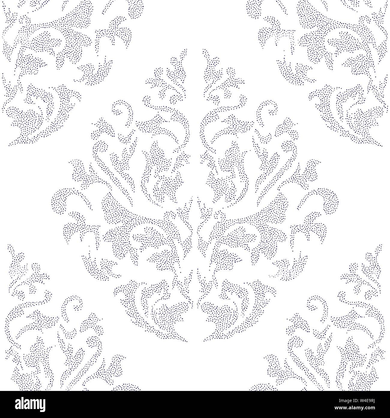 Oriental vector classic colored pattern. Seamless abstract background with repeating elements. Orient background Stock Vector