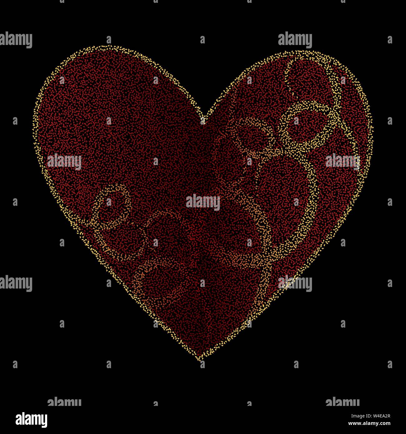 Tachycardia vector vectors Stock Vector Images - Alamy