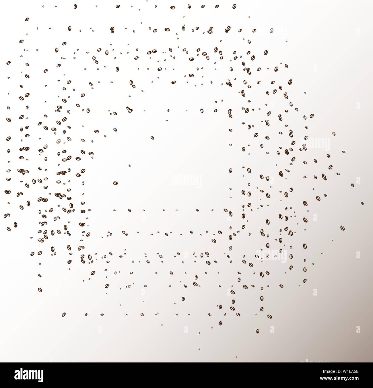 Vector illustration. Background with coffee beans Stock Vector Image ...