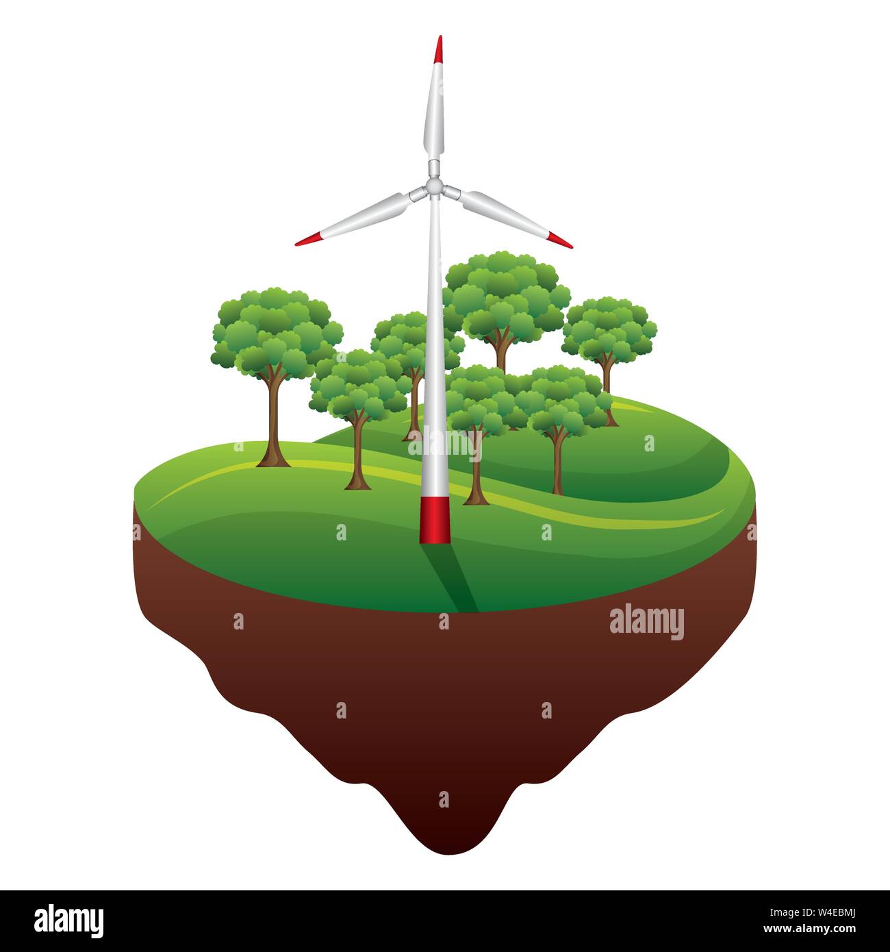 eco friendly concept flat design Stock Vector Image & Art - Alamy