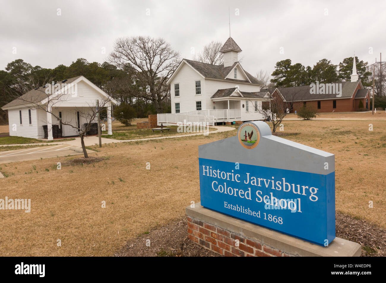 Historic Jarvisburg Colored School North Carolina Stock Photo Alamy