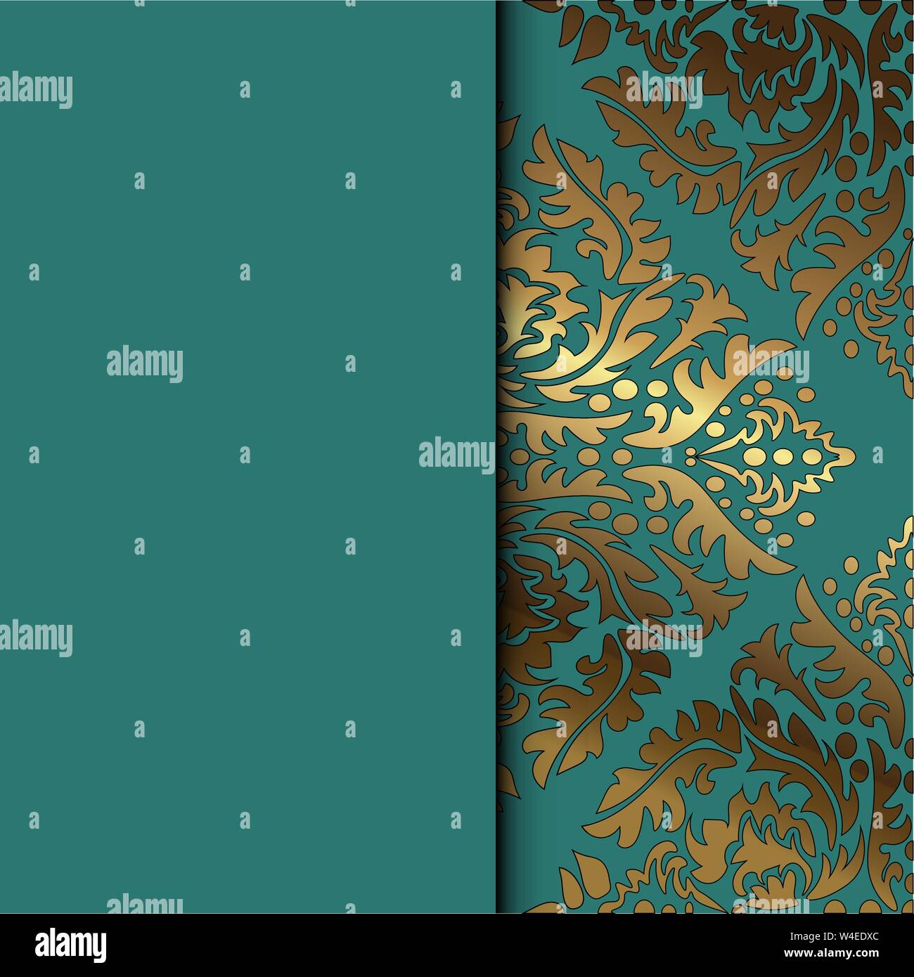 Vector Vintage Floral Decorative Background For Design Invitation