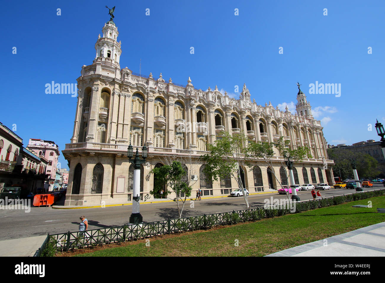 Gran Teatro de la Habana (Grand Theater of the Havana) Stock Photo
