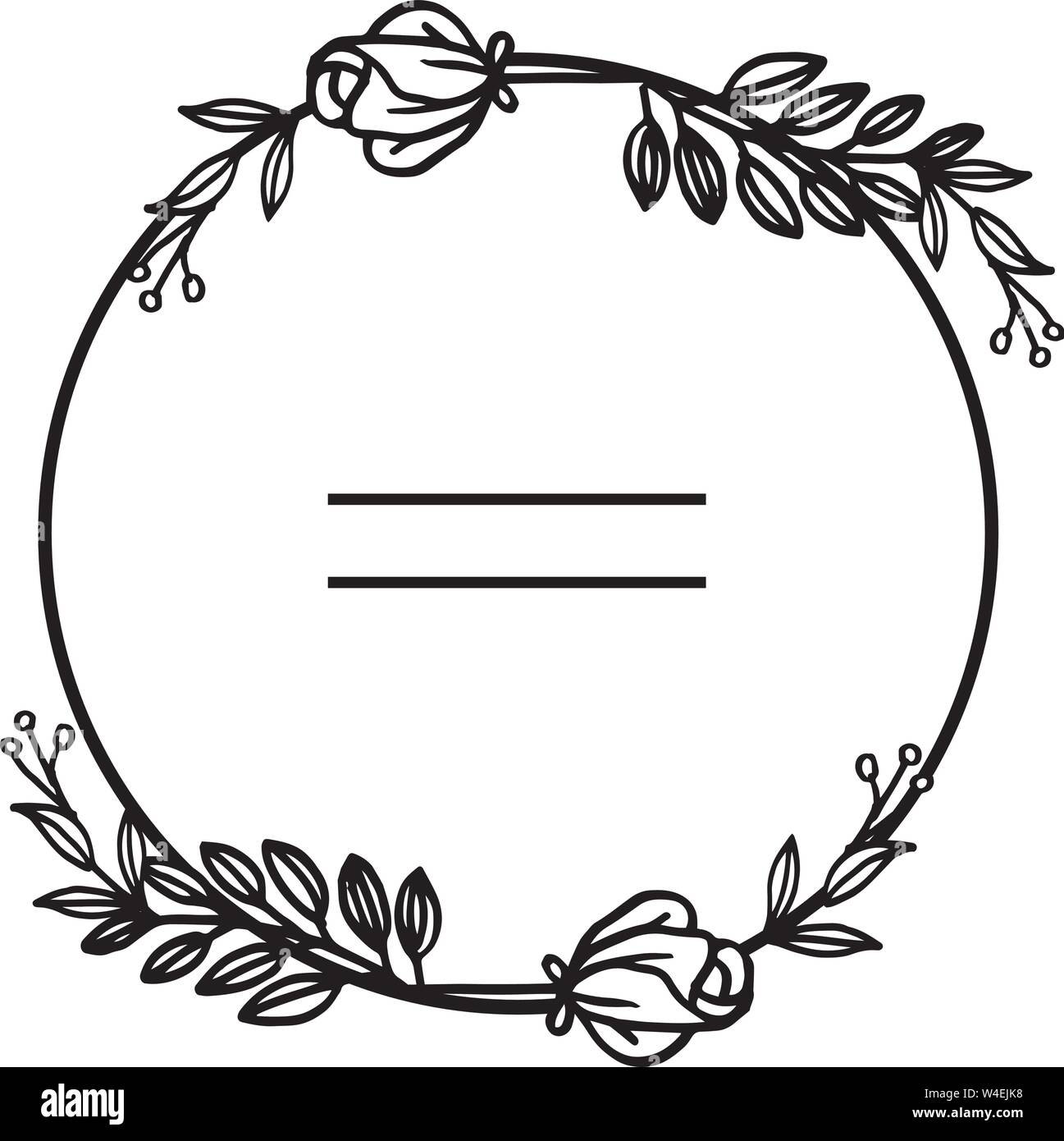 Vector Floral Design Border