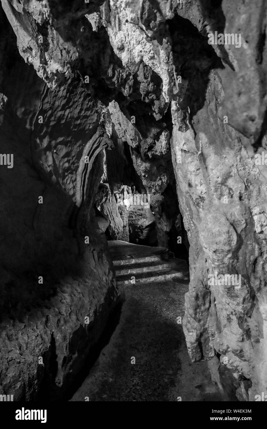 Cueva del Indio in the Valley of  Vinales in Cuba Stock Photo