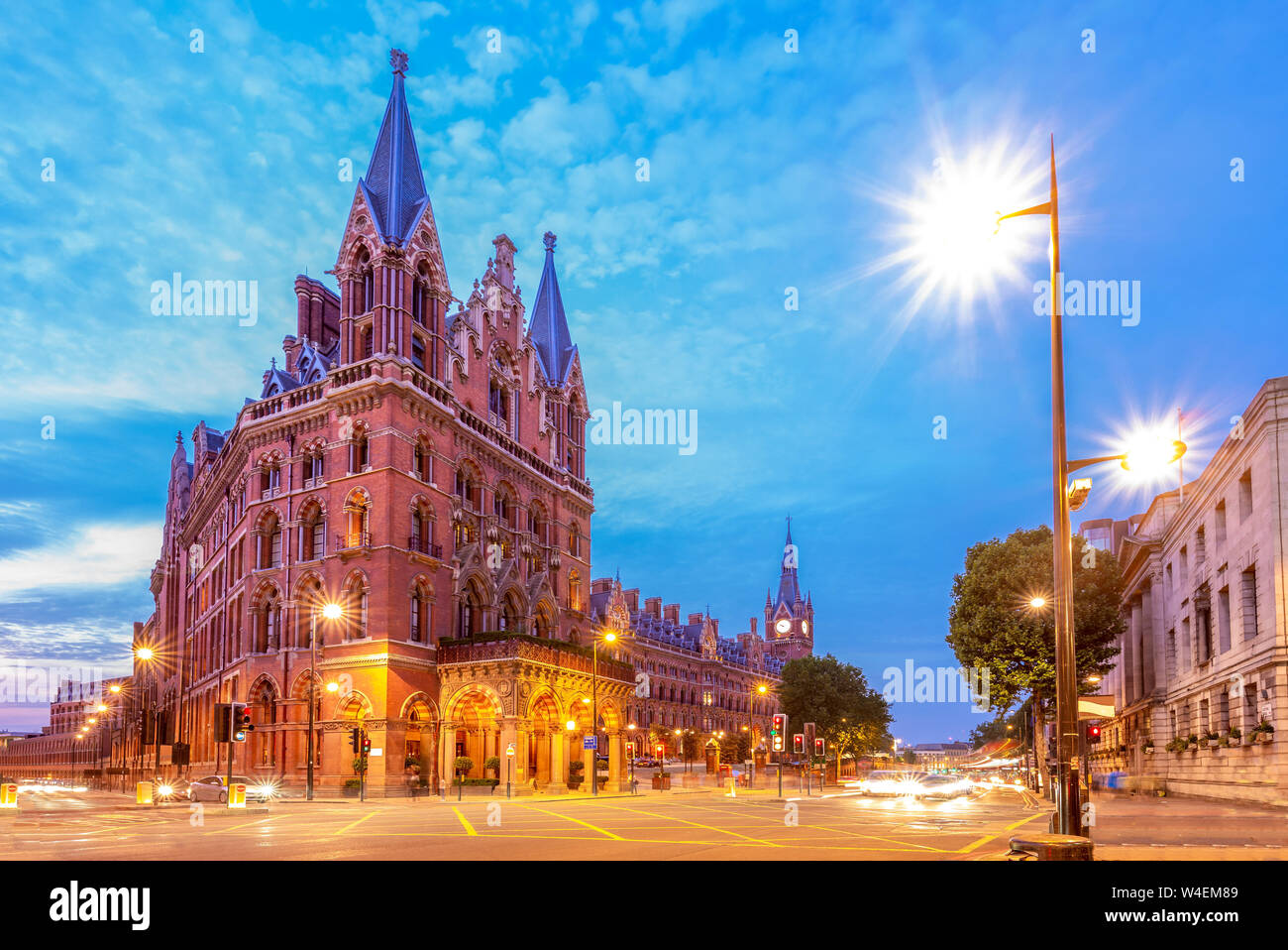 St. Pancras Renaissance hotel in London Stock Photo