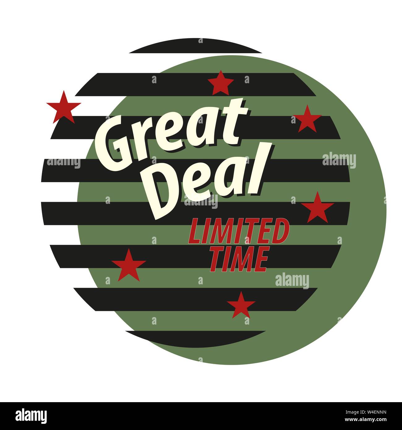 Great Deals Sign Illustration Design Vector EPS 10 Stock Vector