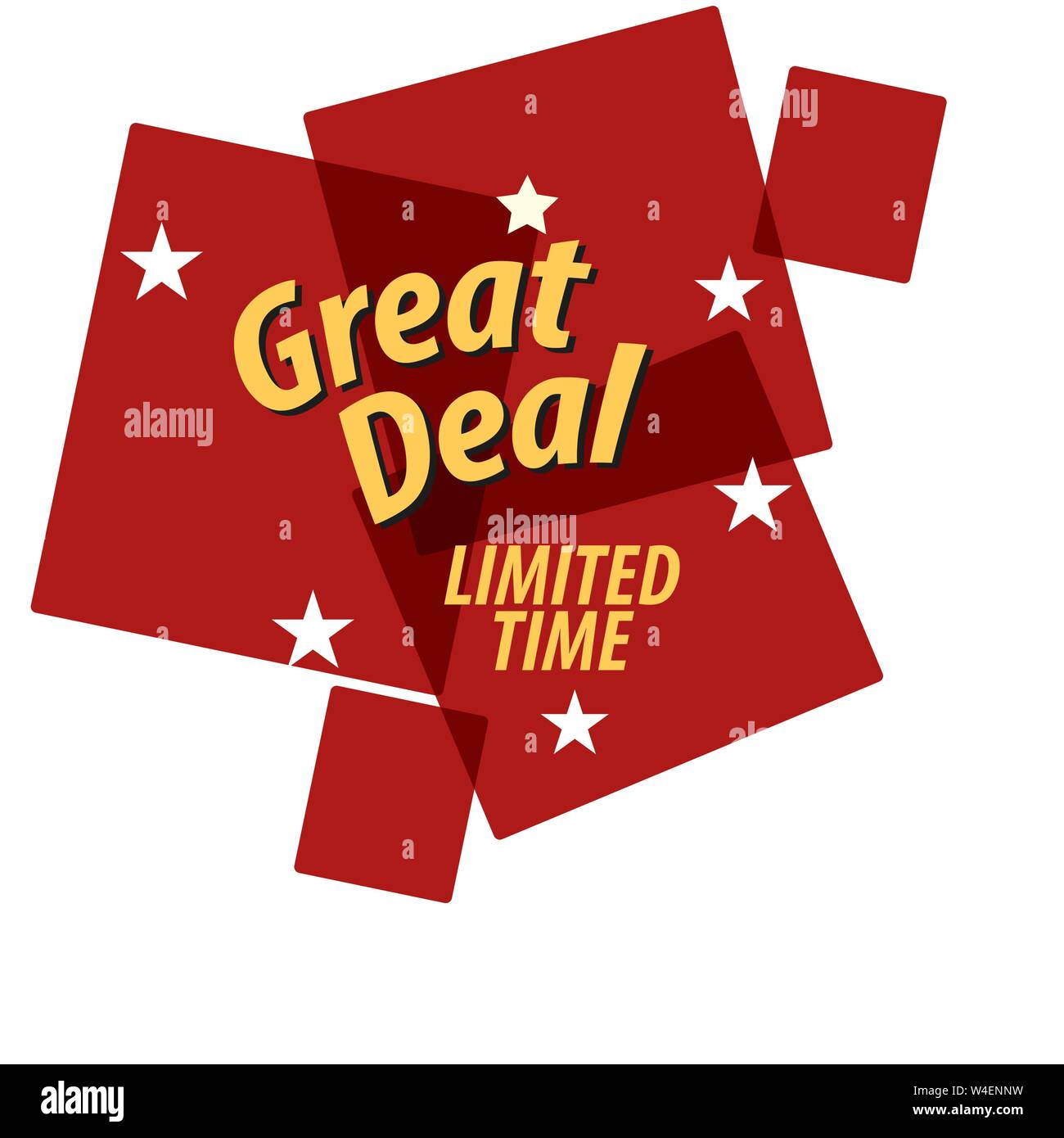 Great Deals Sign Illustration Design Vector EPS 10 Stock Vector